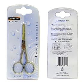 Nose and moustache scissors by Fiskars