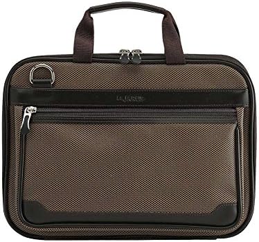 Lejarue Rhombus Slim Style 15.6 Inch Padded Shoulder Laptop Bag / 15 Inch Macbook Pro Padded Messenger Bag - Brown