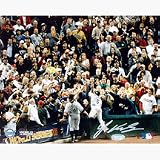 Juan Uribe Autographed 2005 World Series Dive Into Stands 8 x 10 Photograph (Unframed)