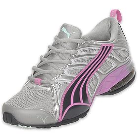 Buy PUMA Ladies Cell Volt Running Shoe, Silver Dark Shadow Opera Mauve by PUMA