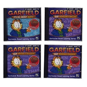Garfield Educational Software Ages 7 To 9 4 Titles Software Educational