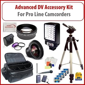 Advanced Accessesory Kit For Proline Camcorders Works For AG-HPX250 AG-HVX200AE AJ-HPX3100GJ AJ-HPX2000 AG-HPX500 AG-HPX370 AG-HVX200A ag-hpx170