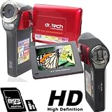 Pocket Video Camera HDDV2000 RED  High Resolution DIGITAL VIDEO CAMCORDER / STILL CAMERA