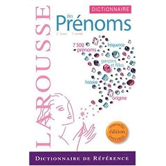 Dictionnaire des pr�noms