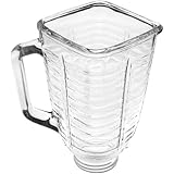 Oster 5-Cup Glass Square Top Blender Jar, Square Top