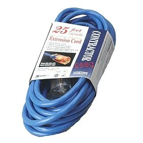 Coleman Cable 14 3 25-Foot Hi-Visibility Low-Temperature Outdoor Extension Cord #02467 by Coleman Cable
