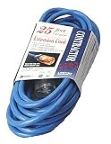 Coleman Cable 02467 14/3 25-Foot Hi-Visibility/Low-Temperature Outdoor Extension Cord