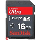 SanDisk Ultra 16GB SDHC Flash Memory Card SDSDH-016G-U46