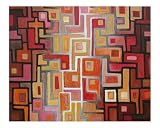 Conglomerate of Isolates I Abstract Giclee Poster Print by Lili Vanderlaan, 20x16