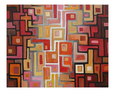 Conglomerate of Isolates I Abstract Giclee Poster Print by Lili Vanderlaan, 20x16