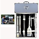 San Diego Padres MLB Barbeque Utensil Set w/Case (8 Pc.)