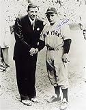 Yogi Berra New York Yankees Signed 16X20 Photo - Yogi With Babe Ruth - Authentic Autographed