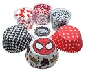 Spiderman Cupcake Kit by Crispie Sweets - Sprinkles and Baking Cups Set