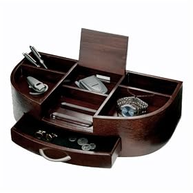 <b>Dresser Valet in Dark Walnut</b>