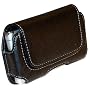 Premium Horizontal Leather Pouch for Motorola RAZR V3, Samsung T629, T809, A900