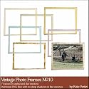 Digital Scrapbooking Elements - Vintage Photo Frames No. 10