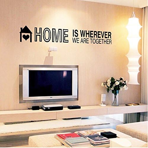 ROTMAKERS Creative Newest English Letter Sentence Removable Wall Sticker DIY Wallpaper Decor for Bookroom Livingroom Bedroom Bathroom Playroom Babyroom (Style 3)