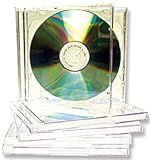 HARTIG + HELLING-Lot de 5 Boitiers pour CD - Transparents