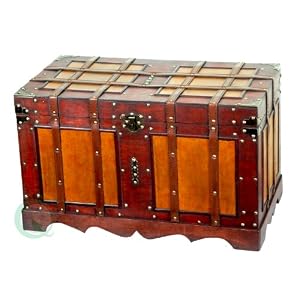 Antique Style Steamer Trunk