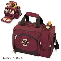 Boston College Eagles Malibu Insulated Picnic Shoulder Pack/Bag - Burgundy w/Digital Print