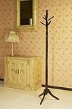 Southwest Style Cherry Finish Wood Coat/Hat Rack Stand