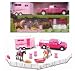Pink Riding Academy Deluxe Playset 1:32 Scale Classic Funtime Horse Stable_s-2