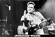 Johnny Cash - Giant Poster (The Finger) (Size: 62'' x 42'')