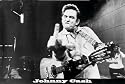 Johnny Cash Giant Poster ~ Giving the Finger ~ San Quentin ~ Approx 40 X 60 Inches