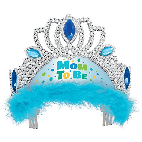 Blue Mom to Be Baby Shower Tiara