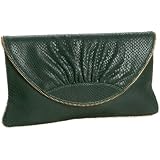 Lauren Merkin Ava Snake-Embossed Clutch