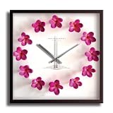《掛時計》Plumeria Clock Pink（プルメリアクロック/ピンク）の画像