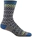 Darn Tough Chevrons Crew Socks - Men's Taupe Large