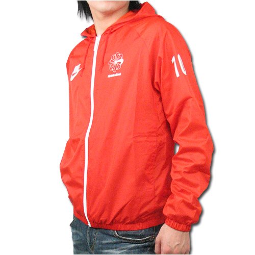NIKE　ナイキ　 2010MODEL 風車デザイン ピンウィールウーブンフルジップフーディJACKET 　376682-600　メンズ　レッド