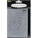 Darice Embossing Folder, 4.25 by 5.75-Inch, Poppy Field