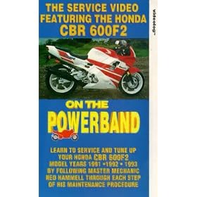 On the Powerband - Honda Cbr 600f2 [VHS]