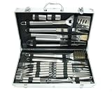 BT Outdoor Stainless Steel 24 piece Barbeque (BBQ) Cooking Grilling Utinsel Set