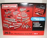 Craftsman 9-33263 Mechanics Tools Set 263 Pc with 4 Drawers Storage Case