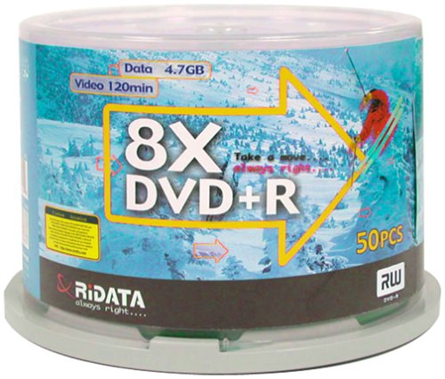 Ridata DVD+R 8x 50-pack Spindle