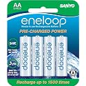 Sanyo NEW 1500 eneloop 8 Pack AA Ni-MH Pre-Charged Rechargeable Batteries