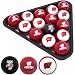 Officially Licensed Wisconsin Badgers NCAA Billiard Ball Set