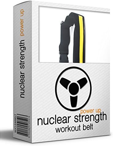 Nuclear Strength Running and Fitness Workout Belt (Yellow)