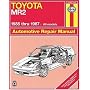 Toyota MR2, 1985-87 Owner's Workshop Manual (USA service & repair manuals)