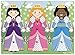 Melissa & Doug Princesses Dress-Up Wooden Peg Puzzle (9 pcs)
