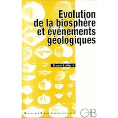 Evolution de la biosph�re et �v�nements g�ologiques