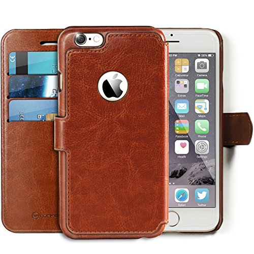 Iphone 6, 6s wallet case - ultra slim, light case - app…