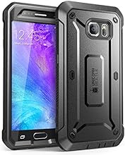 Galaxy S6 Case, SUPCASE Full-body Rugged Holster Case with Built-in Screen Protector for Samsung Galaxy S6 (2015 Release), Unicorn Beetle PRO Series - Retail Package (Black/Black)