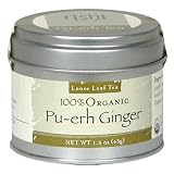 Rishi Tea Organic Pu-erh Ginger Loose Tea, 1.5-Ounce Mini-Tin (Pack of 4)