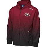 San Francisco 49ers Ascent 2009 Sideline Drift Full Zip Fleece Hooded Jacket