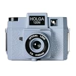 Holga 174120 120N Jawz Holgawood Collection Plastic Camera (Blue/Grey)