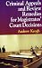 Book Criminal Appeals and Review Remedies for Magistrates' Court Decisions